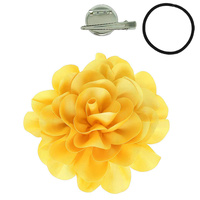 CAMELLIA FLOWER PIN AND HAIR CLIP