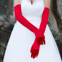 EXTRA LONG SATIN GLOVES