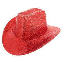 WESTERN SEQUIN COWBOY HAT