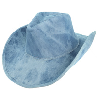 WESTERN DENIM COWBOY HAT