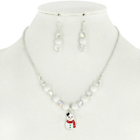 SNOWMAN RUBBER BALL 18" NK SET